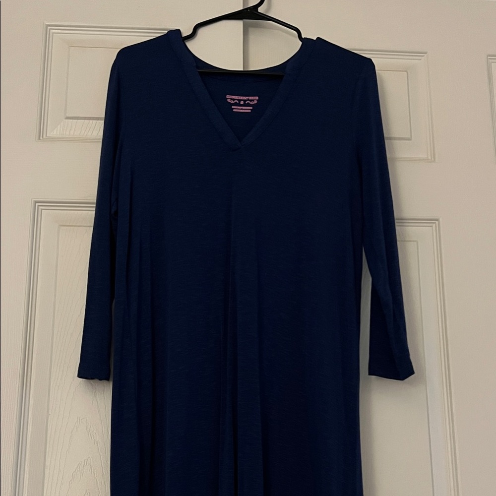 Southern Tide Navy Midi Dress